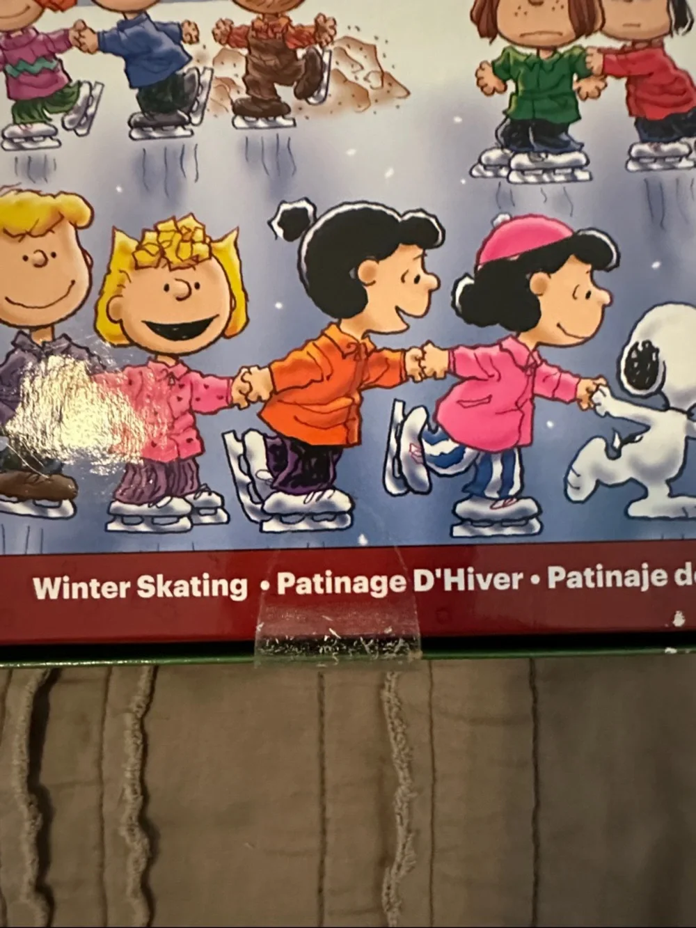 Peanuts Winter Skating Puzzle - NEW 100 pc